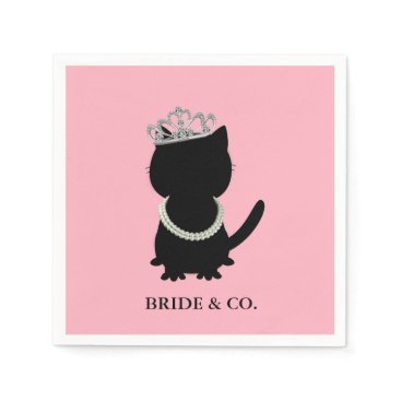 BRIDE & CO Tiara Party Tiffany Cat Party Napkins BRIDE & CO Tiara Party Tiffany Cat Party Napkins
