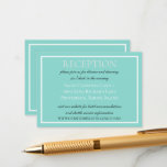 Bride &amp; Co Wedding Suite Elegant Reception Enclosure Card
