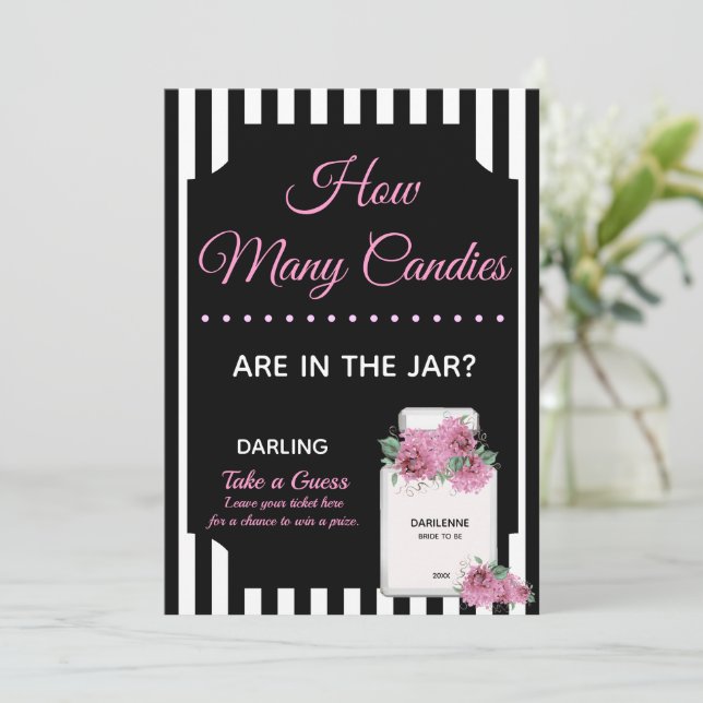 BRIDE Couture Theme Party How Many Kisses Game (Standing Front)