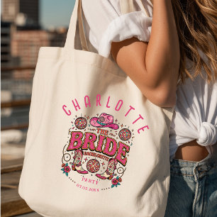 Bride! Cowgirl’s Last Rodeo Western Tote Bag