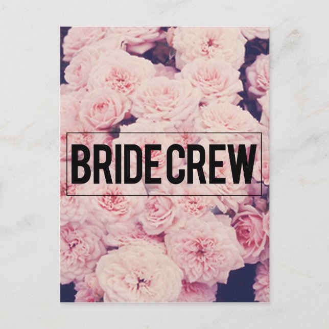 Bride crew postcard (Front)