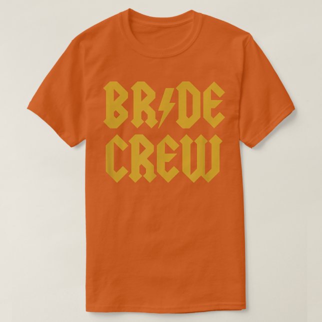 Bride Crew T-Shirt (Design Front)