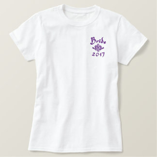 Bride Current Year - With Your Initials Embroidered Shirt