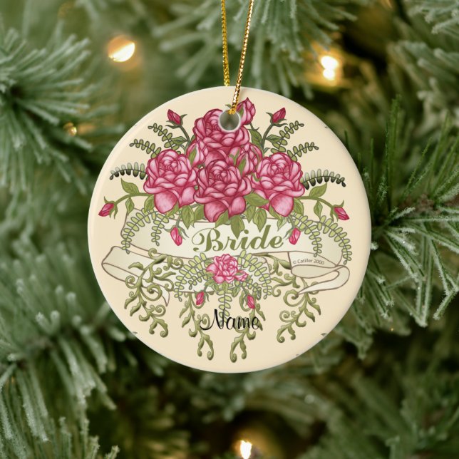 Bride custom wedding ornament (Tree)