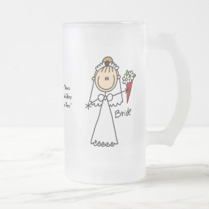 Bride Customizable Glass Mug