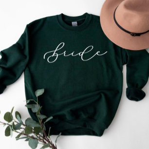 Bride Cute Script Bachelorette/Bridal Party Sweats Sweatshirt