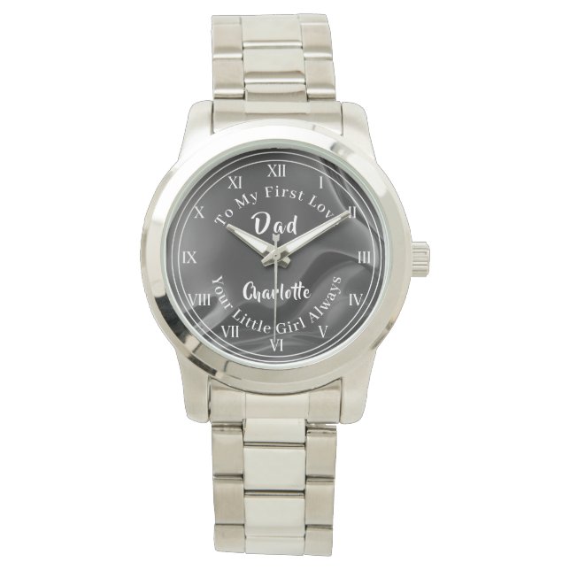 Bride Dad My First Love Special Personalized Watch (Front)