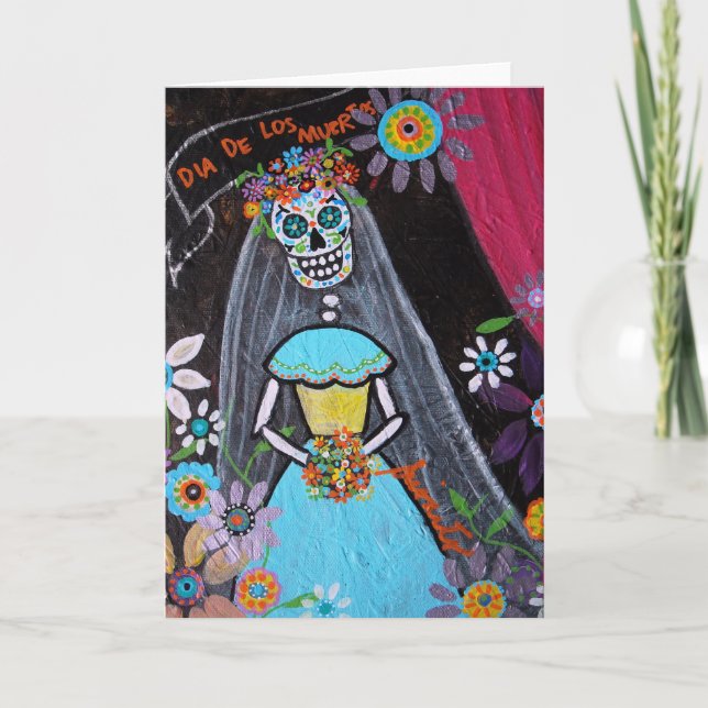 BRIDE DIA DE LOS MUERTOS CARD (Front)