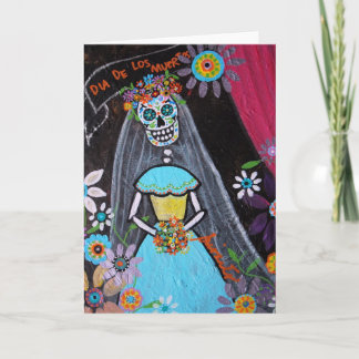BRIDE DIA DE LOS MUERTOS CARD