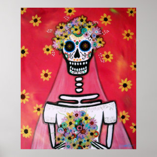 BRIDE DIA DE LOS MUERTOS POSTER