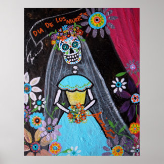 BRIDE DIA DE LOS MUERTOS POSTER