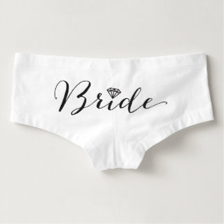 Bride Diamond Bridal Party Chic Wedding Underwear Hot Shorts