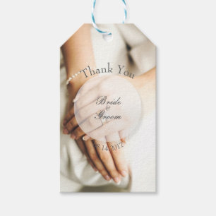 Bride Diamond Ring Photography Editable Wedding Gift Tags
