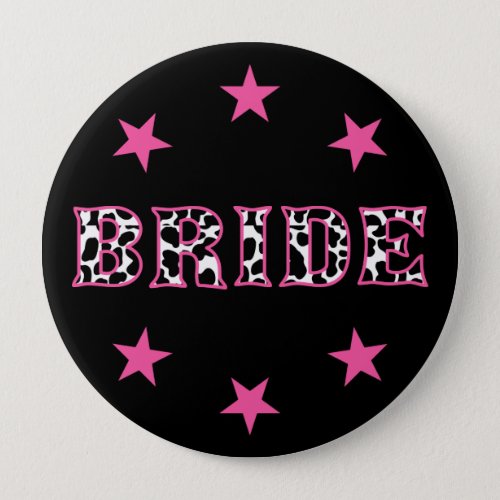 Bride Disco Cowgirl Bachelorette Party Button