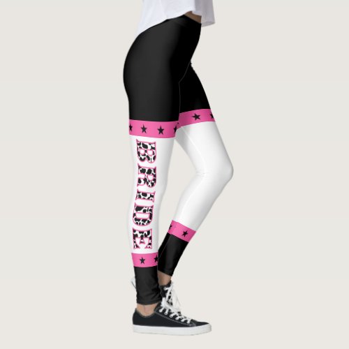 Bride Disco Cowgirl Bachelorette Party Leggings