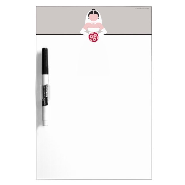 Bride Dry Erase Board (Front)
