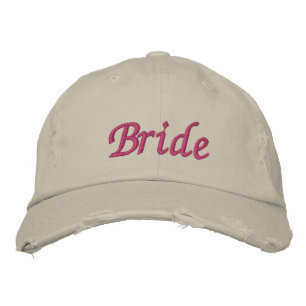 Bride Embroidered Baseball Cap