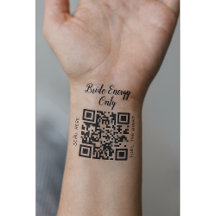 Bride Energy Only QR Code Bride Bachelorette