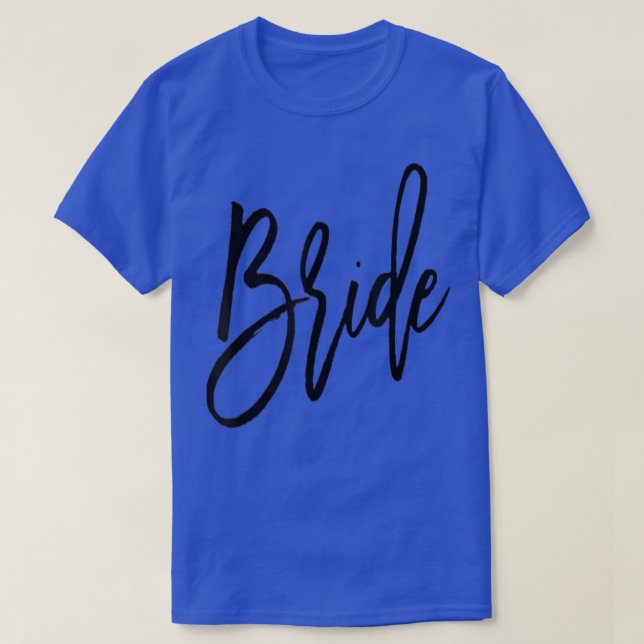 Bride Engagement Newlywed  T-Shirt (Design Front)