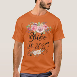 Bride Est 2022 Wedding Bachelorette Party T-Shirt