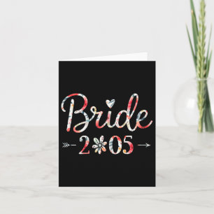 Bride Est 2025 Married Wedding Bridal Party Bachel Card