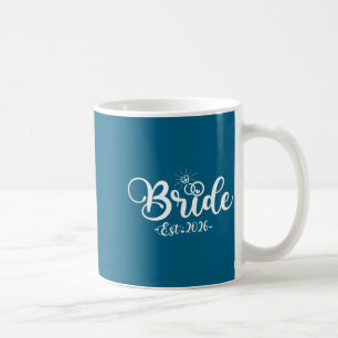 Bride est 2026 matching groom engagement wedding coffee mug