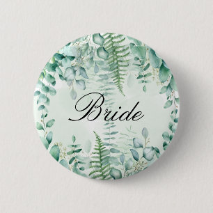 Bride eucalyptus greenery woodland forest button