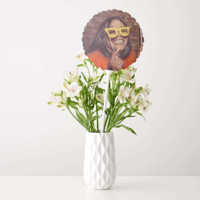 Bride Face Bachelorette Party Balloon (Vase)
