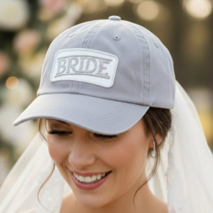 Bride Faux Embroidered Pearl Patch