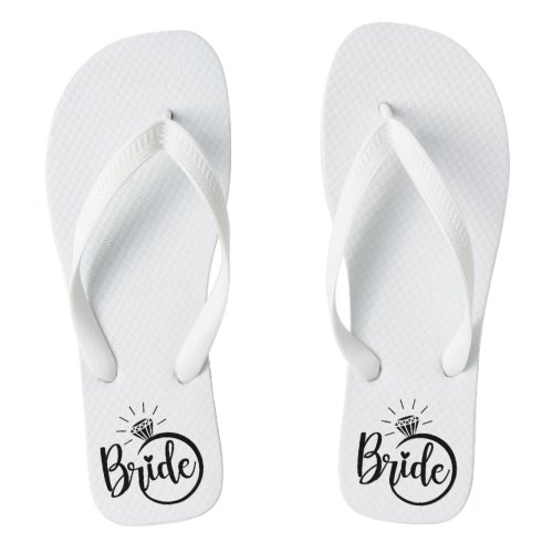 Bride Flip Flops