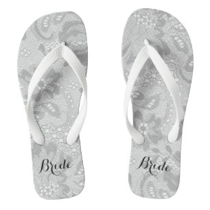 Bride Flip Flops