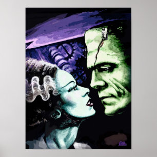 Bride Frankie Monsters in Love Poster