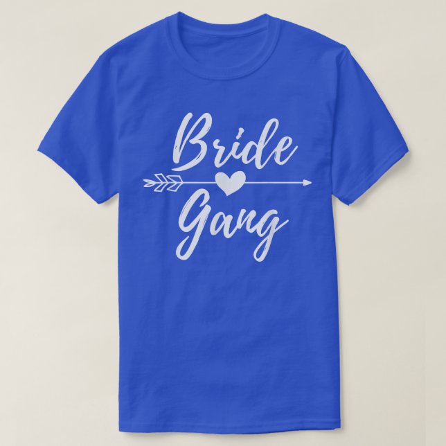 Bride Gang Cute Matching For Bachelorette Party T- T-Shirt (Design Front)