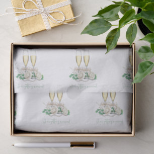 Bride Garden Golf Wedding 'She's Getting Married'  Tissue Paper