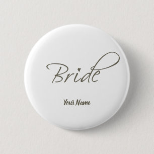 Bride Gift Bachelorette and Engagement Stag Party Button