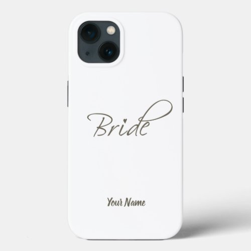 Bride Gift Bachelorette and Engagement Stag Party iPhone 13 Case