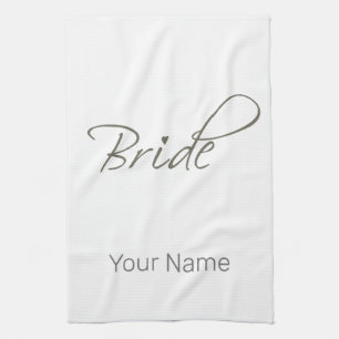 Bride Gift Bachelorette and Engagement Stag Party Kitchen Towel
