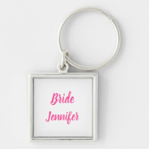 Bride Gift Custom Name Gifts Wedding Keychain