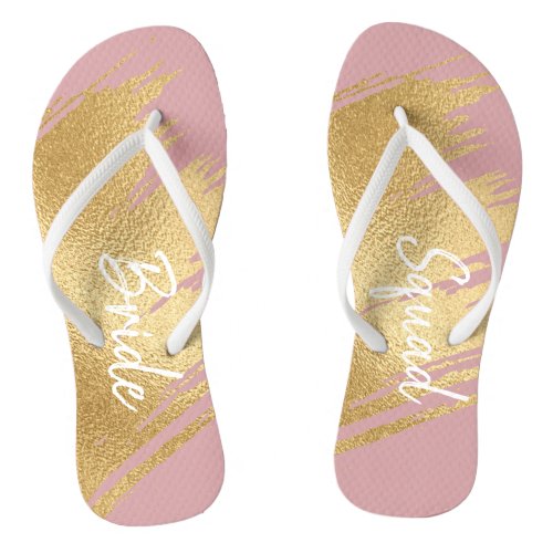 Bride Gifts Sandals Elegant Gold and Black Design