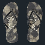 Bride Gifts Sandals Shades of Golds and Blacks<br><div class="desc">Wedding Bridal Party Gifts Flip-Flops. "Shades of Golds and Blacks" design. Text or not to text, that is up to you! Wonderful to buy for yourself and/or great bridal gifts or other celebratory occasions! Enjoy!!! Personalize by changing out text. Choose your favorite font style, color, and size. Design elements can...</div>