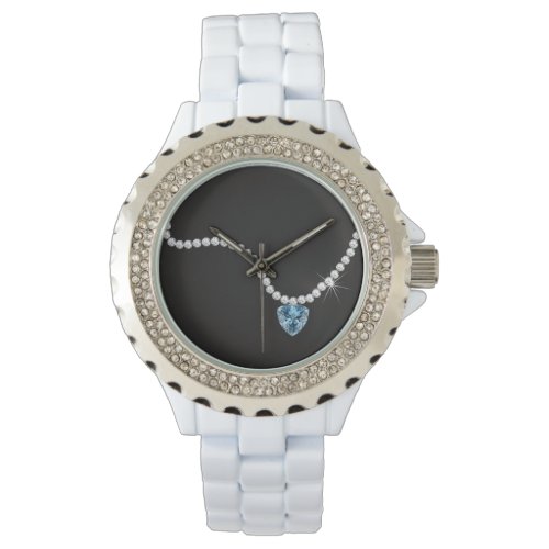 BRIDE Glam  Bling Diamond Bridal Shower Party Watch