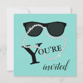 BRIDE Glam Celebrate Diamond Tiara Party Shower Invitation (Front)