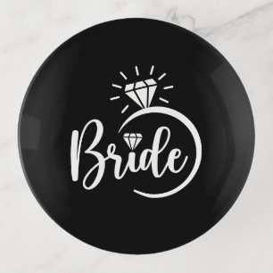 Bride Glass Trinket Tray