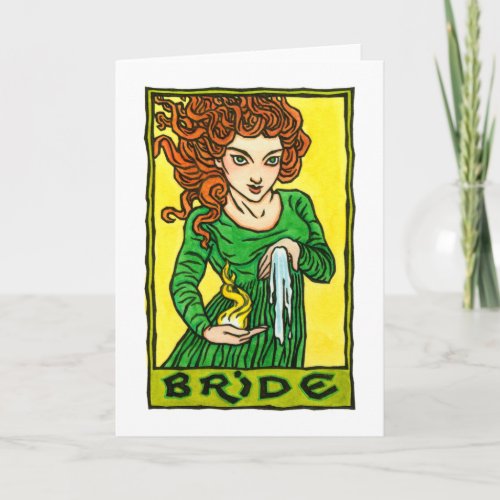 Bride Greeting Card