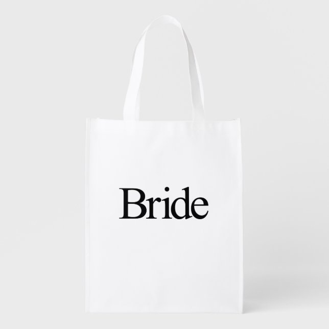 Bride Grocery Bag (Front)