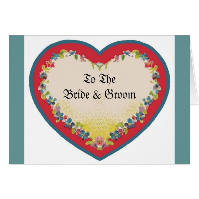 Bride & Groom Cards (Front Horizontal)