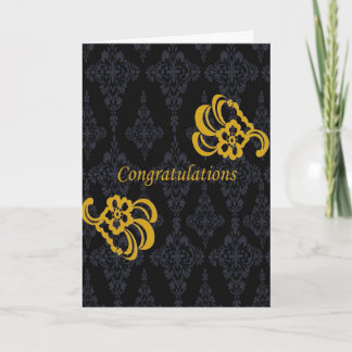 Bride & Groom Congratulations Card