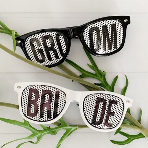 Bride Groom Glasses For Bridal Bachelorette Party