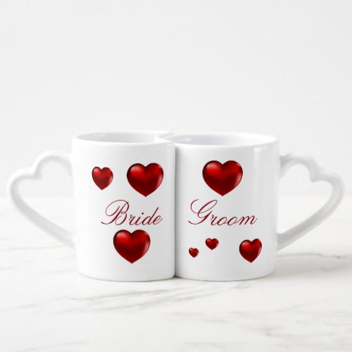Bride  Groom Mug Set _ HAMbyWhiteGlove