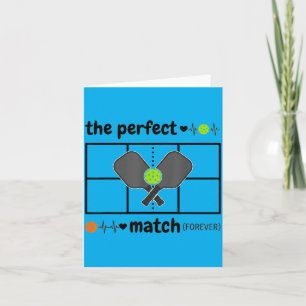 Bride Groom Pickleball Wedding Bach Match That Card
